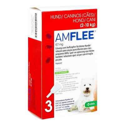 Amflee 67 mg Lösung zum Auftropfen für kleine Hunde bei apo-discounter.de bestellen