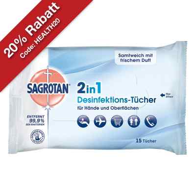 Sagrotan 2in1 Desinfektions-tücher