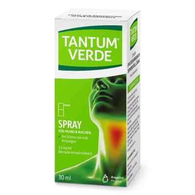 Tantum Verde 1,5 mg/ml Spray zur Anwendung in der Mundhöhle bei apo-discounter.de bestellen