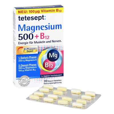 Tetesept Magnesium 500+b12 Depot Tabletten bei apo-discounter.de bestellen