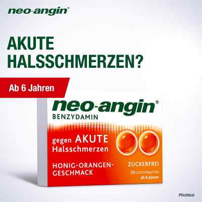 Neo Angin Benzydamin akute Halsschmerzen Zitrone bei apo-discounter.de bestellen