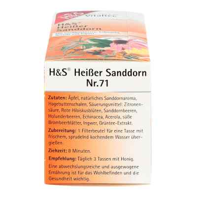 H&s Heisser Sanddorn Vitaltee Filterbeutel bei apo-discounter.de bestellen