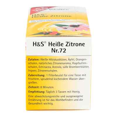 H&s Heisse Zitrone Vitaltee Filterbeutel bei apo-discounter.de bestellen