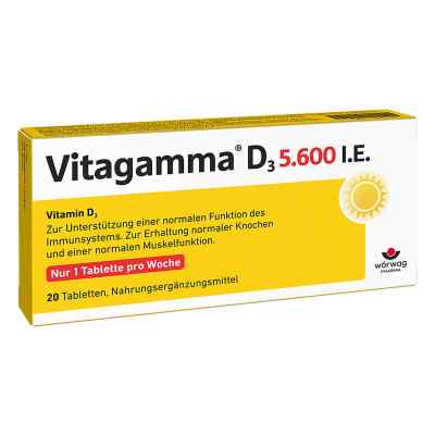 Vitagamma D3 5.600 I.e .vitamin D3 Nem Tabletten bei apo-discounter.de bestellen