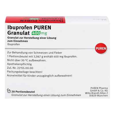 Ibuprofen PUREN 400mg bei apo-discounter.de bestellen