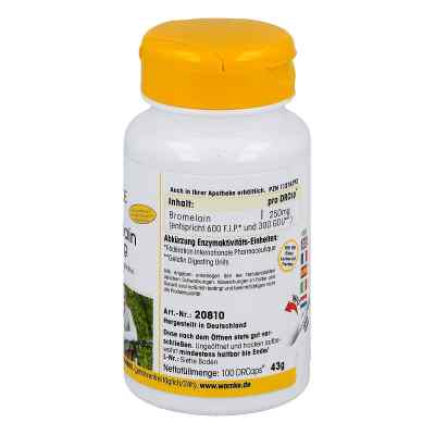 Bromelain 250 mg magensaftresistente Kapseln bei apo-discounter.de bestellen