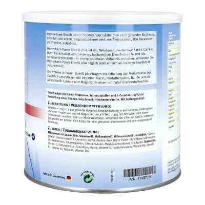 Hansepharm Power Eiweiss plus Himbeere-vanille Plv bei apo-discounter.de bestellen