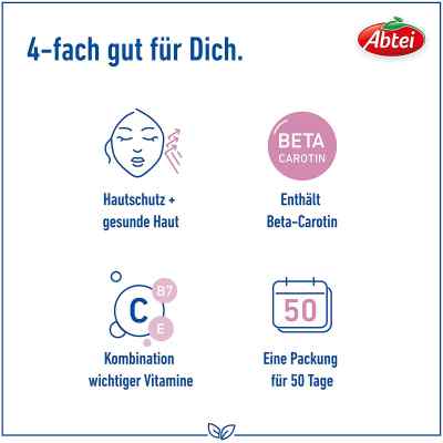 Abtei Beta-carotin Plus Hautaktive B-vitamine Kapseln bei apo-discounter.de bestellen
