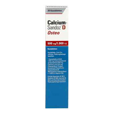 Calcium-Sandoz D Osteo 500mg/1000 internationale Einheiten bei apo-discounter.de bestellen