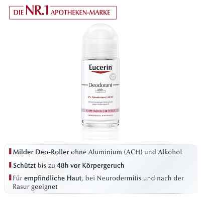 Eucerin Deodorant Roll-on 0% Aluminium bei apo-discounter.de bestellen