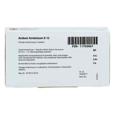 Acidum Formicicum D 12 Ampullen bei apo-discounter.de bestellen