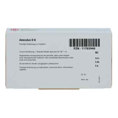 Aesculus D 6 Ampullen bei apo-discounter.de bestellen