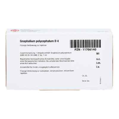 Gnaphalium Polycephalum D 4 Ampullen bei apo-discounter.de bestellen