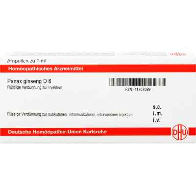 Panax Ginseng D 6 Ampullen bei apo-discounter.de bestellen