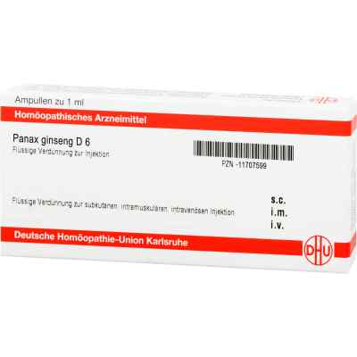 Panax Ginseng D 6 Ampullen bei apo-discounter.de bestellen