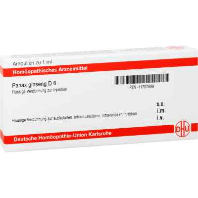 Panax Ginseng D 6 Ampullen bei apo-discounter.de bestellen