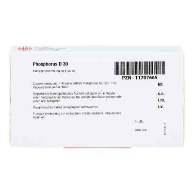 Phosphorus D 30 Ampullen bei apo-discounter.de bestellen
