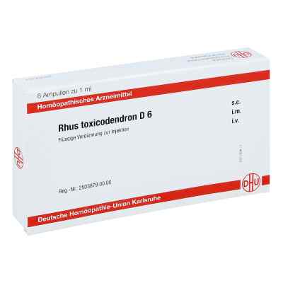 Rhus Toxicodendron D 6 Ampullen bei apo-discounter.de bestellen