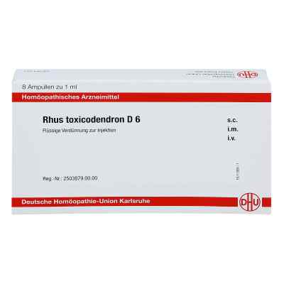 Rhus Toxicodendron D 6 Ampullen bei apo-discounter.de bestellen