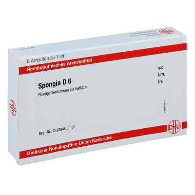 Spongia D 6 Ampullen bei apo-discounter.de bestellen