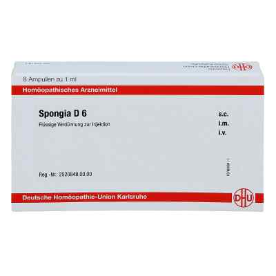 Spongia D 6 Ampullen bei apo-discounter.de bestellen