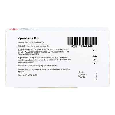 Vipera Berus D 8 Ampullen bei apo-discounter.de bestellen