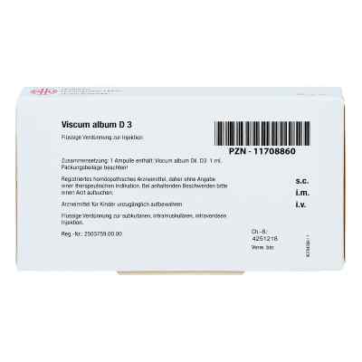 Viscum Album D 3 Ampullen bei apo-discounter.de bestellen