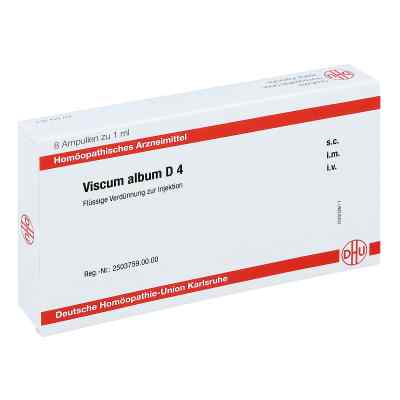 Viscum Album D 4 Ampullen bei apo-discounter.de bestellen