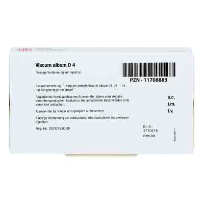 Viscum Album D 4 Ampullen bei apo-discounter.de bestellen