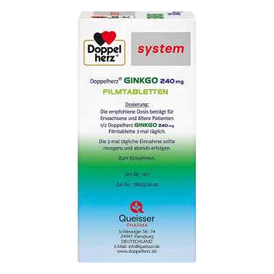 Doppelherz Ginkgo 240mg system bei apo-discounter.de bestellen