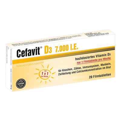 Cefavit D3 7.000 I.e. Filmtabletten bei apo-discounter.de bestellen