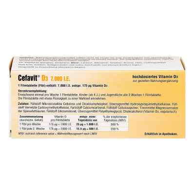 Cefavit D3 7.000 I.e. Filmtabletten bei apo-discounter.de bestellen
