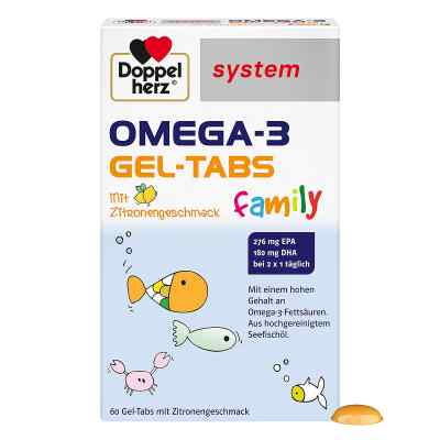 Doppelherz Omega-3 family Gel-tabs system Kautablette (n) bei apo-discounter.de bestellen