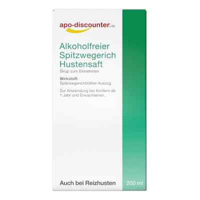 Alkoholfreier Spitzwegerich Hustensaft von apo-discounter bei apo-discounter.de bestellen