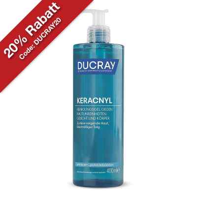 DUCRAY KERACNYL Waschgel - Bei unreiner Haut, Pickel & Akne 400 ml von PIERRE FABRE DERMO KOSMETIK GmbH PZN 12393708