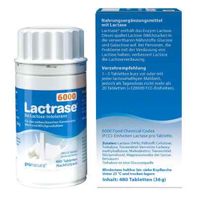 Lactrase 6.000 Fcc Tbl.klickspender Nachfüllpack bei apo-discounter.de bestellen