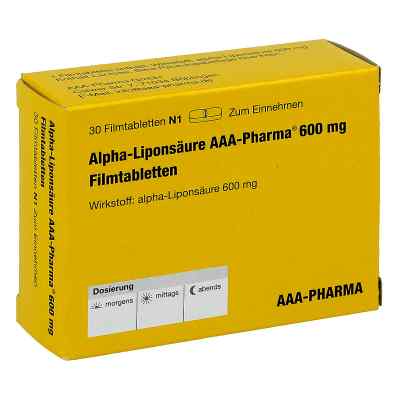 Alpha Liponsäure Aaa Pharma 600 mg Filmtabletten bei apo-discounter.de bestellen