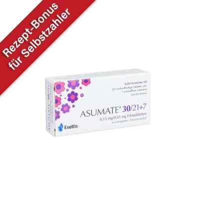 Asumate 30/21+7 0,15mg/0,03mg 84 stk von Exeltis Germany GmbH PZN 12457130