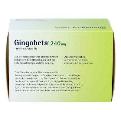Gingobeta 240 mg Filmtabletten bei apo-discounter.de bestellen