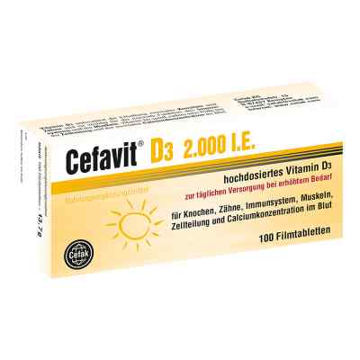 Cefavit D3 2.000 I.e. Filmtabletten bei apo-discounter.de bestellen