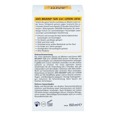 Anti Brumm Sun 2 in1 Lotion Lsf 25 bei apo-discounter.de bestellen