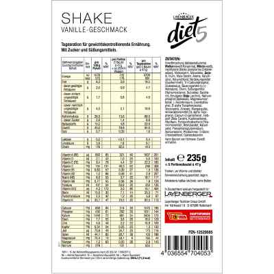 Layenberger diet5 Shake Vanille-geschmack bei apo-discounter.de bestellen