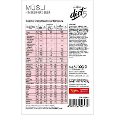 Layenberger diet5 Müsli Himbeer-erdbeer bei apo-discounter.de bestellen