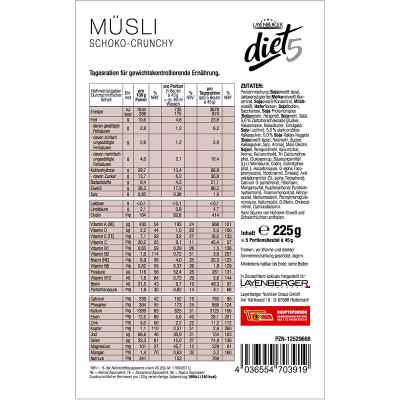 Layenberger diet5 Müsli Schoko-crunchy bei apo-discounter.de bestellen