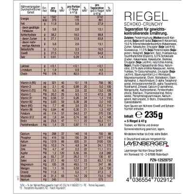 Layenberger diet5 Riegel Schoko-crunchy bei apo-discounter.de bestellen