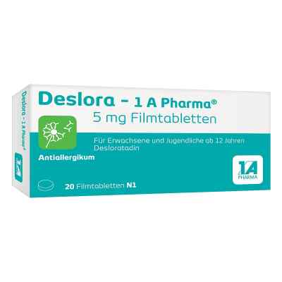 Deslora-1a Pharma 5 mg Filmtabletten bei apo-discounter.de bestellen