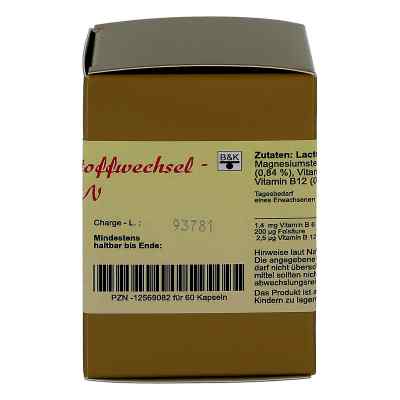 Homocystein Stoffwechsel-vitamin-komplex N Kapseln bei apo-discounter.de bestellen