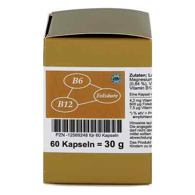 Vitamin B6+b12+folsäure N Kapseln bei apo-discounter.de bestellen