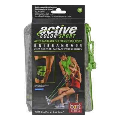 Bort Activecolor Sport Kniebandage M schwarz /grün bei apo-discounter.de bestellen