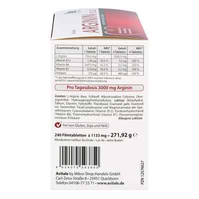Arginin plus Vitamin B1+b6+b12+folsäure Filmtabletten bei apo-discounter.de bestellen
